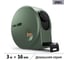 Рулетка DELI home series green ht8316l 3мх16мм, эксклюзивный дизайн, корпус из софттач пластика, противоскользящая резиновая вставка, подарочная упаковка 112895 1