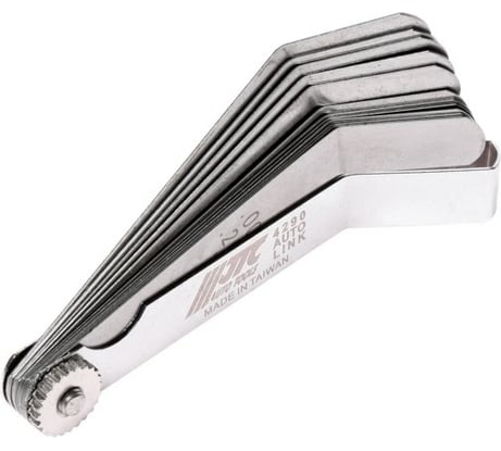 Набор щупов изогнутых JTC 0.203-0.66 мм (0.008"-0.026") для установки зазора 12 шт, 4290 733935