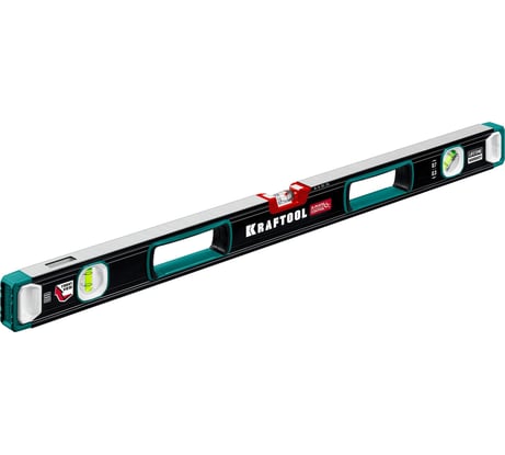 Сверхпрочный уровень KRAFTOOL A-RATE Control с зеркальным глазком, 800 мм 34986-80