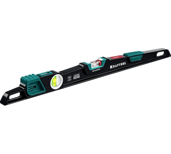 Литой уровень KRAFTOOL Shark с глазком a-rate control, 600 мм 34920-60 1