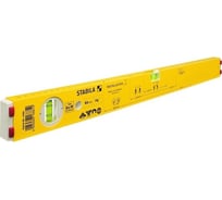 Уровень для сантехника STABILA тип 80M 100 см, 1 вертикальная, 1 горизонтальная ампулы, точность 0,5мм/м 16882