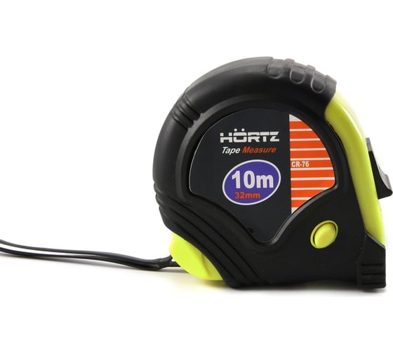 Рулетка HORTZ CR-76 10 м, ширина 32 мм, с магнитом 1068494
