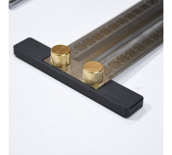 Линейка GOLDRATIO t-rule 120 мм, с карандашом М00021517