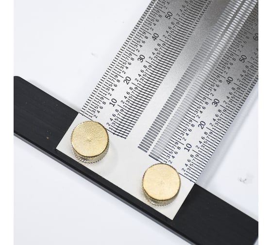 Линейка GOLDRATIO t-rule 120 мм, с карандашом М00021517