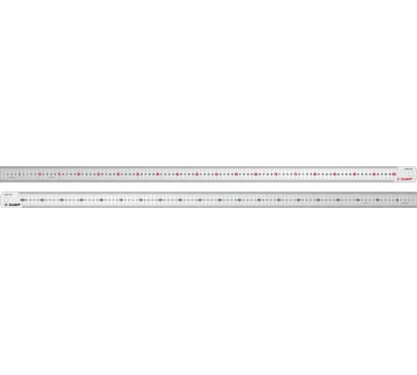 Про-100 Усиленная нержавеющая линейка 1,0 м ЗУБР 34280-100