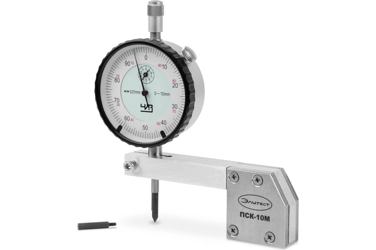 Приспособление ПСК-10М с магнитом глубина подрезов и смещение кромок с  поверкой Элитест 00131379