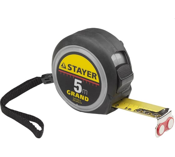 Рулетка 5 м/19 мм STAYER EXPERT GRAND 3411-05-19