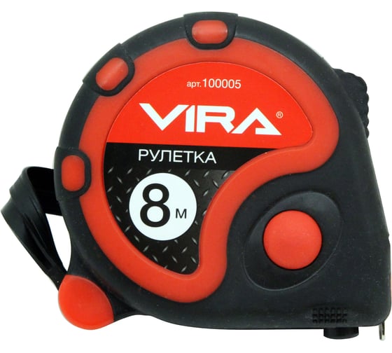 Рулетка 8мx25мм Vira 100005