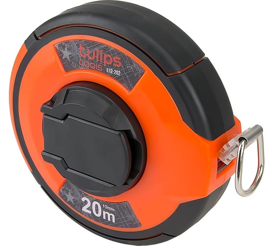Геодезическая рулетка Tulips Tools сталь, 20 м II12-202