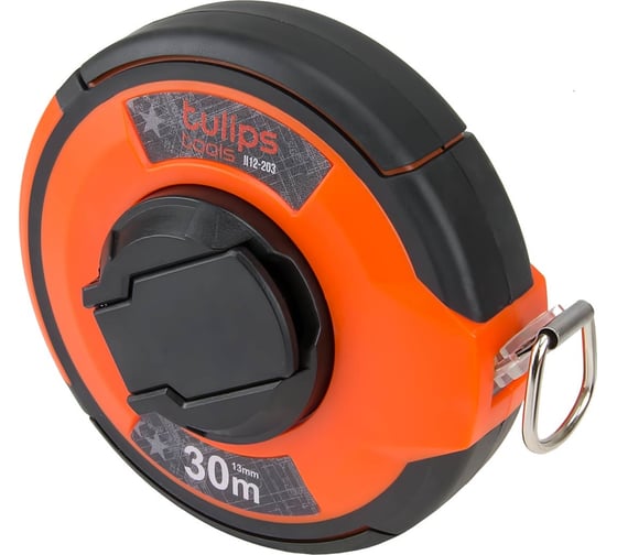Геодезическая рулетка Tulips Tools сталь, 30 м II12-203