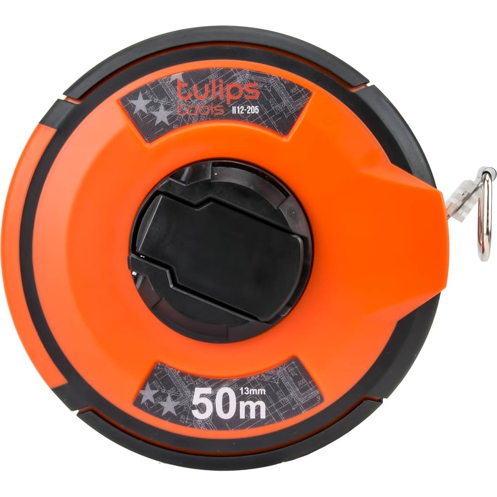 Геодезическая рулетка Tulips Tools сталь, 50 м II12-205 - выгодная цена ...