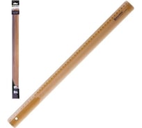 Пластиковая линейка BRAUBERG 50 см, тонированная, прозрачная, европодвес 210300