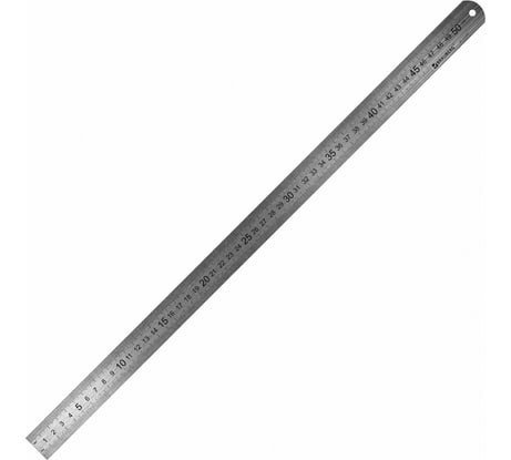 Металлическая линейка BRAUBERG 50 см 210310