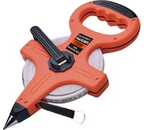 Геодезическая рулетка Harden с фибергласовой лентой и открытым корпусом, 100 м 580217