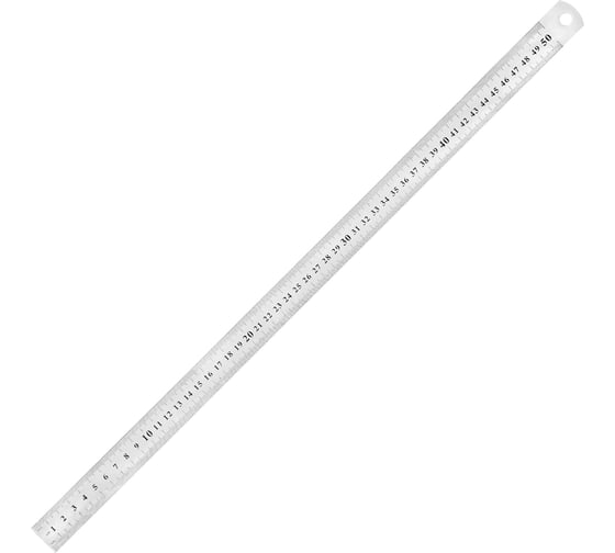 Измерительная линейка vertextools 500мм, металлическая 3042-500