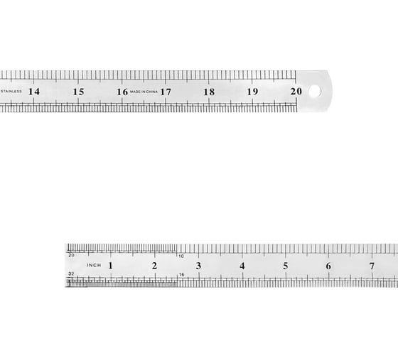 Измерительная линейка vertextools 500мм, металлическая 3042-500