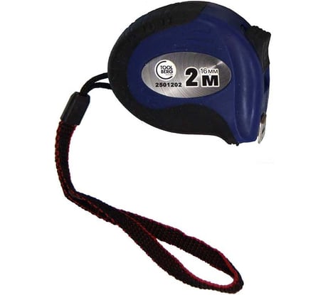 Рулетка Toolberg 2501202 2 м, 16 мм, резино-пластиковая 90004897584