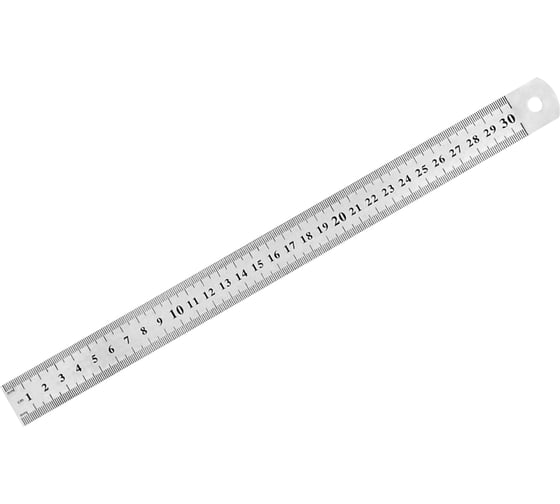 Измерительная линейка vertextools 300 мм, металлическая 3042-300
