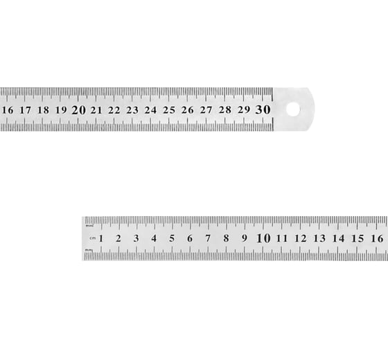 Измерительная линейка vertextools 300 мм, металлическая 3042-300