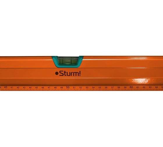 Антиударный магнитный уровень Sturm 3 глазка 1000мм 2015-05-1000