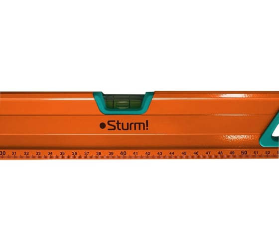 Антиударный магнитный уровень Sturm зеркало, 3 глазка, 800 мм 2015-05-800