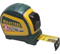 Рулетка с автостопом, 8м/25мм Kraftool AutoFix 34123-08-25_z01