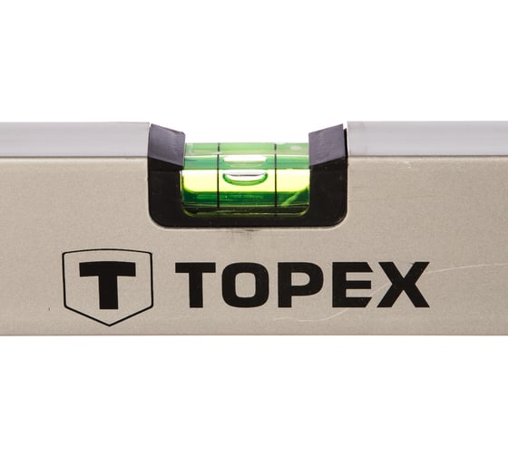 Алюминиевый анодированный уровень Topex 1200 мм 3 глазка 29C305