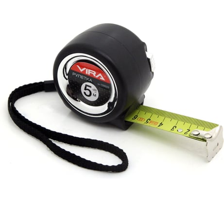 Рулетка VIRA 5мх25мм с нейлоновым покрытием 100026