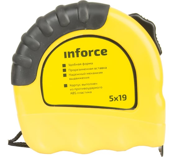 Измерительная рулетка Inforce 5х19мм 06-11-02
