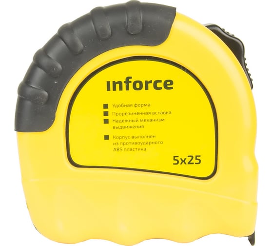 Измерительная рулетка Inforce 5х25мм 06-11-03