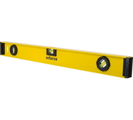 Алюминиевый строительный уровень с разметкой Inforce 600мм 06-11-17
