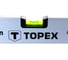 Алюминиевый анодированный уровень Topex 400 мм 3 глазка 29C301 2