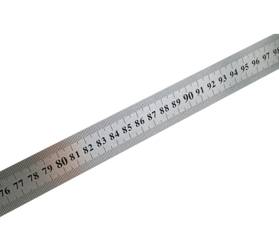 Металлическая плоская линейка VIRA 1000 мм 100022