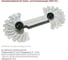 Шаблоны для проверки резьбы Metric SCHUT 24 шт. 856.456 3
