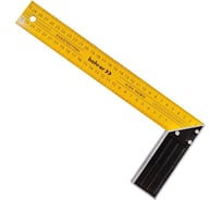 Столярный угольник BOHRER 250 мм, металлический 41210250