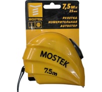 Измерительная рулетка MosTek Autostop 7.5 м, 25 мм 5117525