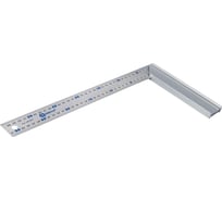 Угольник столярный КОБАЛЬТ, 350 мм, нержавеющая сталь, алюминиевое основание 243-615