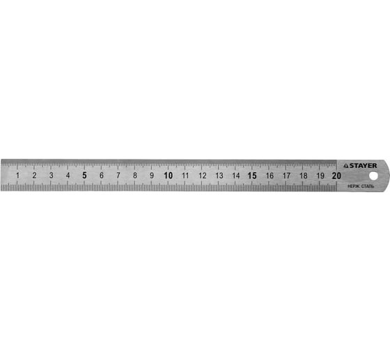 Нержавеющая линейка 0.2м STAYER 3427-020_z01