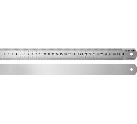 Нержавеющая линейка STAYER Professional длина 0,3 м,  3427-030_z01 1