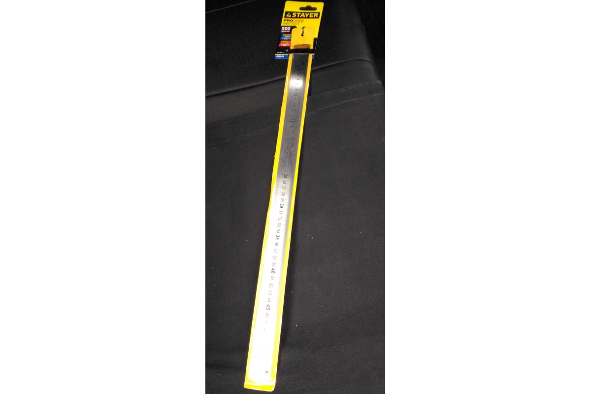 Нержавеющая линейка STAYER двухсторонняя, 0,5м 3427-050_z01 - выгодная ...