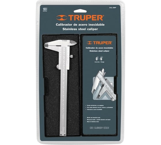 Штангенциркуль TRUPER CAL-6MP 14394