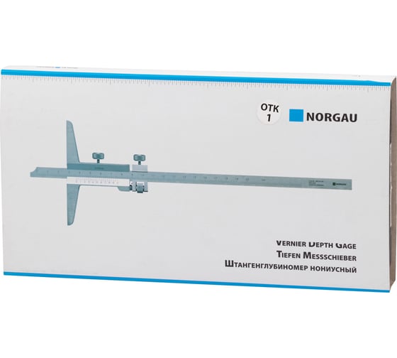 Штангенглубиномер NORGAU 0-200/0,02 мм нониусный тип NDV-2002 040201020