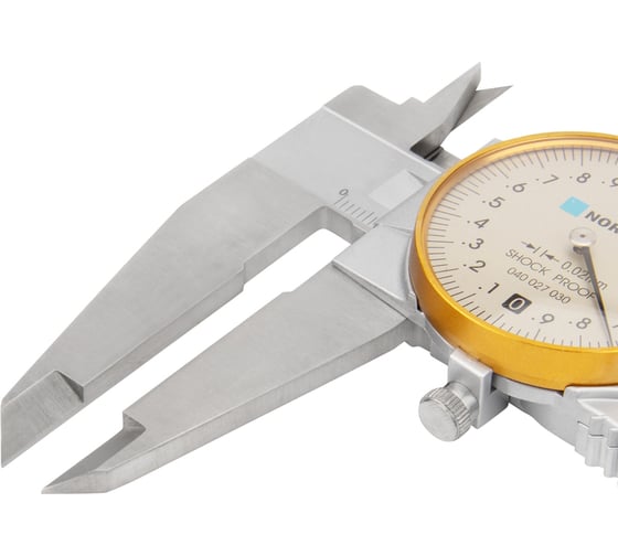 Штангенциркуль с круговой шкалой NORGAU 0-200 мм/0,01 мм, тип NCD-20AD 040027030