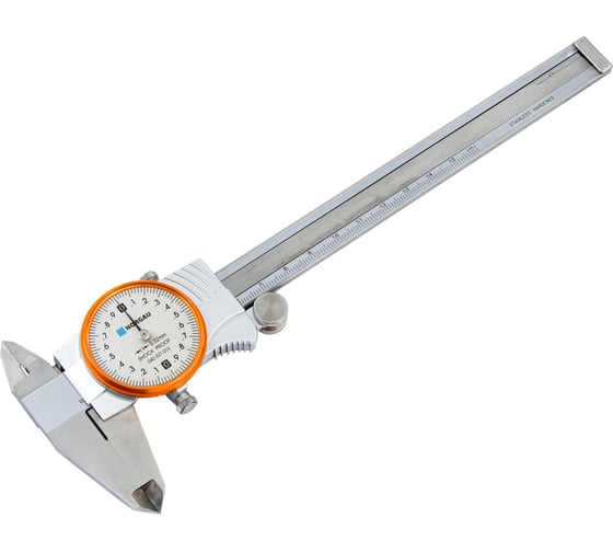 Штангенциркуль с круговой шкалой NORGAU 0-150 мм/0,02 мм, тип NCR-1502 040027015