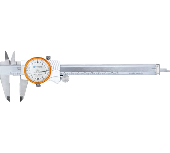 Штангенциркуль с круговой шкалой NORGAU 0-150 мм/0,02 мм, тип NCR-1502 040027015