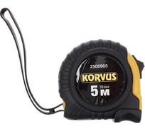 Рулетка Korvus 2500905 5 м, 19 мм, обрезиненный корпус Лк-00005428