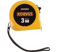 Рулетка Korvus 2500803 3 м, 16 мм Лк-00005424