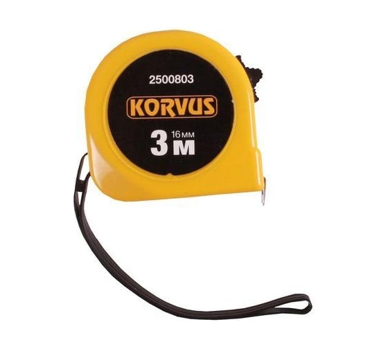 Рулетка Korvus 2500803 3 м, 16 мм Лк-00005424 1
