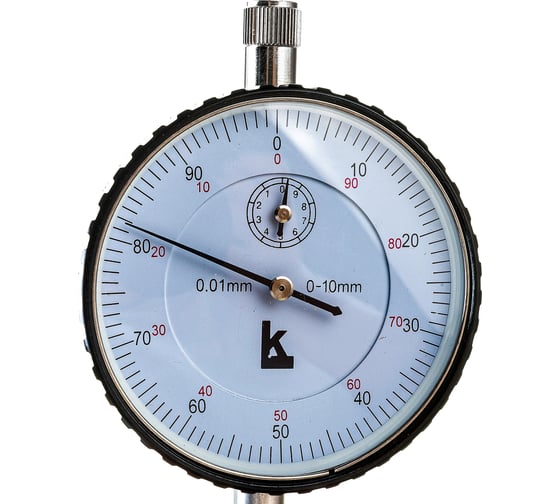 Индикатор часового типа ИЧ 0-10 0.01 с ушком 1 кл. точности КАЛИБРОН 67913