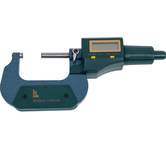 Микрометр цифровой МКЦ 25-50 0.001 1 кл. точности КАЛИБРОН 124767 1